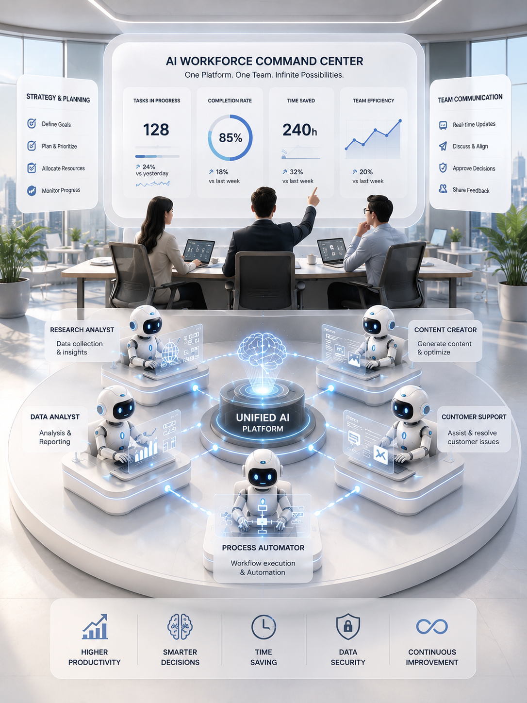 AIVIN AI Workforce Illustration